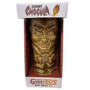 Geeki Tikis Monsters COUNT CHOCULA Breakfast Cereal 19oz. Ceramic Tiki Mug NEW